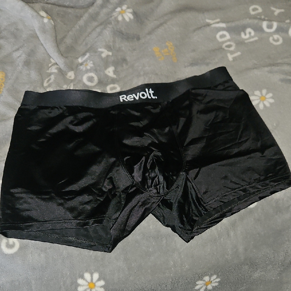 Revolt Men's Black Boxer Briefs